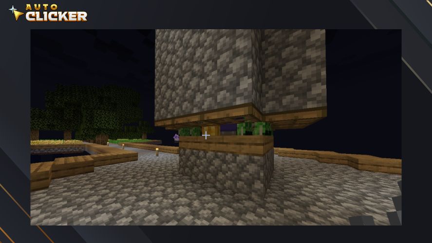 A mob farm in Minecraft