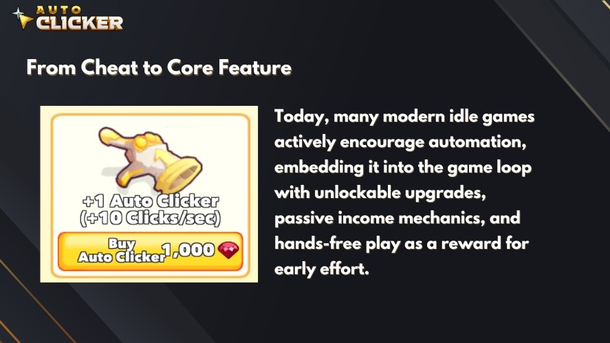 An integrated Auto Clicker in Clicker Heroes