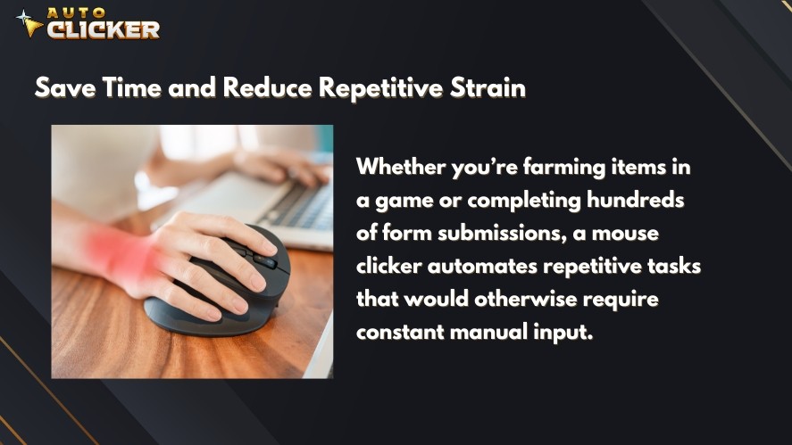 Mouse clickers save time and reduce repetitive strain