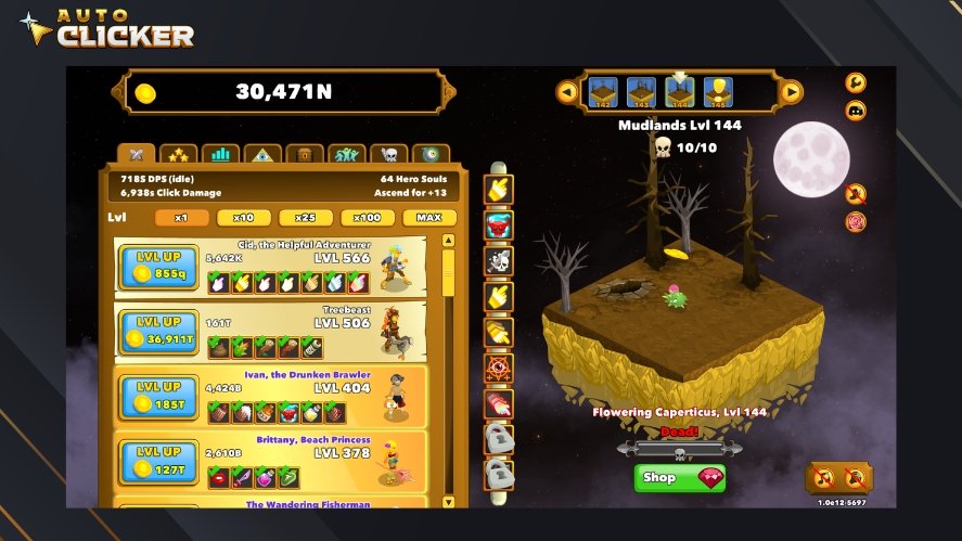 Auto Clicker - one of the most popular idle games on Steam