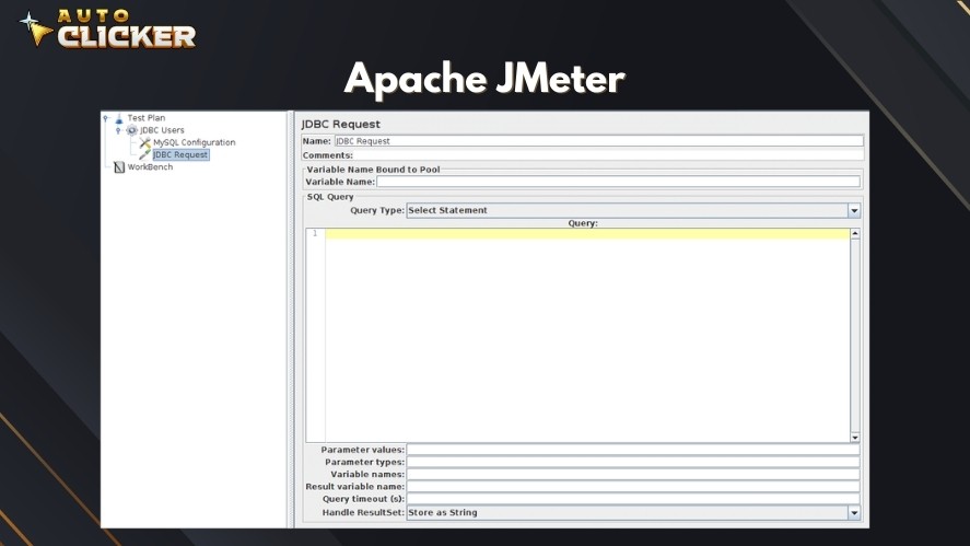 Apache JMeter's interface