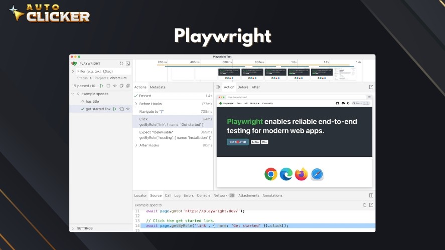 Playwright's IDEA for end-to-end testing for modern web apps