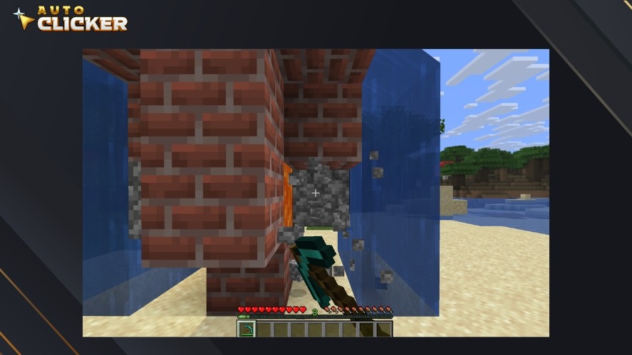 A cobblestone generator in Minecraft