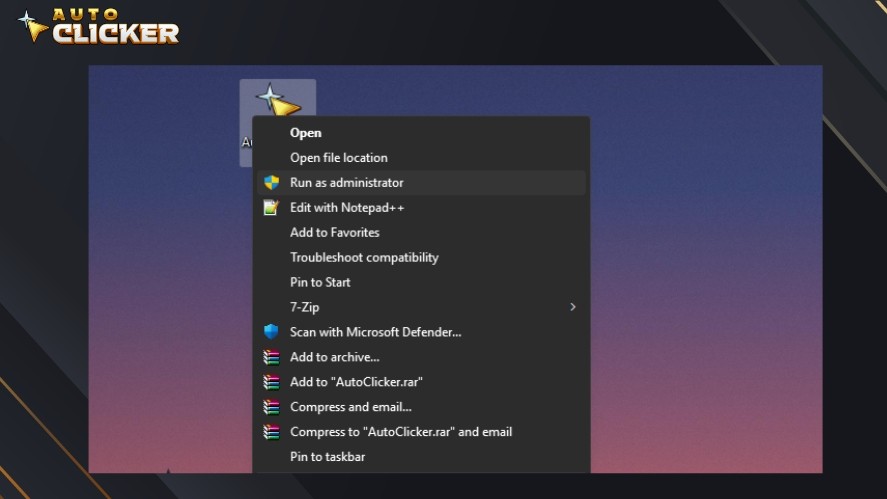 Running Auto Clicker on Steam as administrator