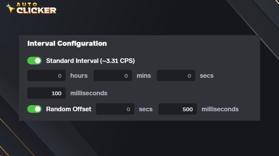 Add random offset to clicker interval